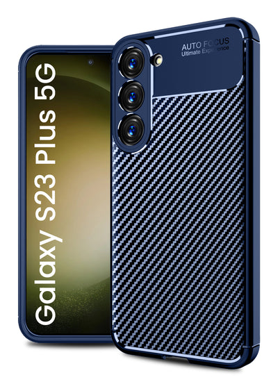 Samsung Galaxy S23+ Plus 5G (6.6 inch) Back Cover | Aramid Fiber Series, Blue