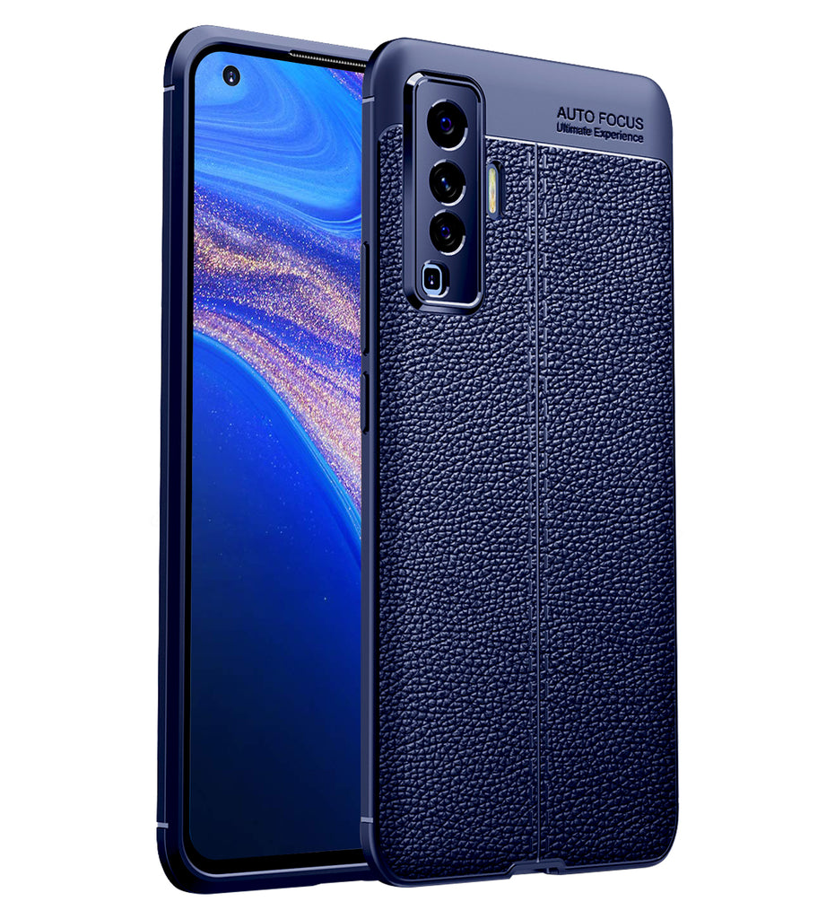 Vivo X50, 6.56 inch Leather Texture Back Cover