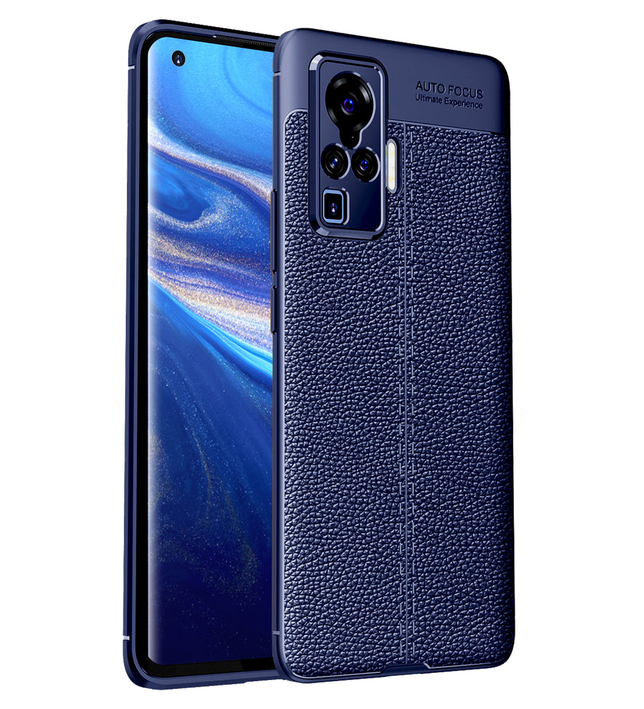 Vivo X50 Pro, 6.56 inch Leather Texture Back Cover