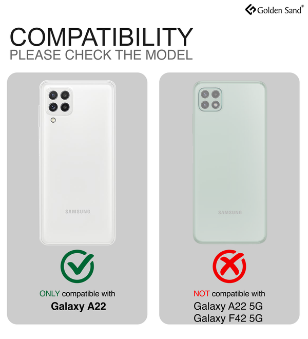 Samsung Galaxy A22 (6.4 inch) Back Cover | Rugged Frosted Series, Blue