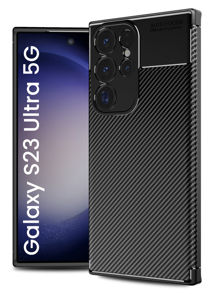 Samsung Galaxy S23 Ultra 5G (6.8 inch) Back Cover | Aramid Fiber Series, Black