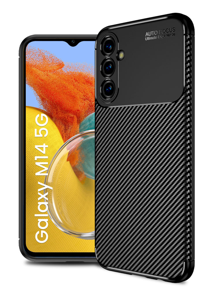 Samsung Galaxy M14 5G (6.6 inch) Back Cover | Aramid Fiber Series, Black