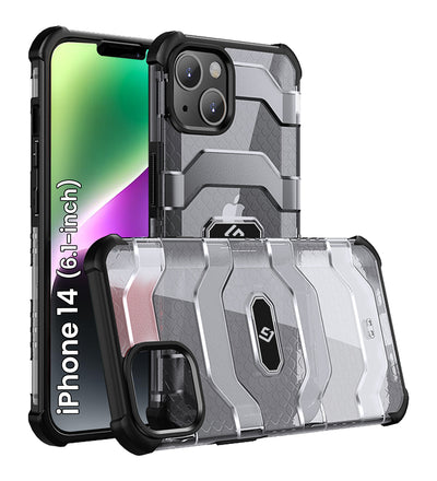 Apple iPhone 14 (6.1 inch) Back Cover | Explorer Series, Space Black