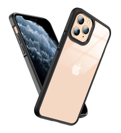 Apple iPhone 11 Pro (5.8 inch) Back Cover | Ice Crystal Series [Anti Yellow], Space Black
