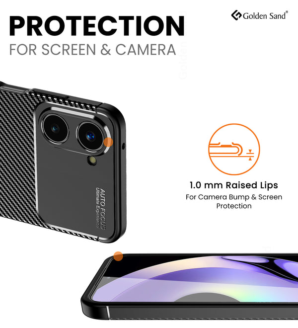realme 10 Pro 5G (6.72 inch) Back Cover | Aramid Fiber Series, Black