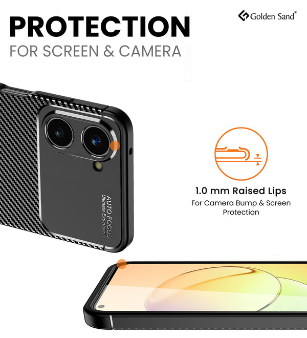 realme 10 (6.4 inch) Back Cover | Aramid Fiber Series, Black