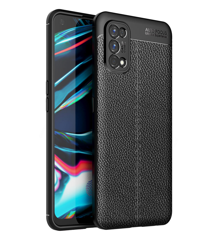 Realme 7 Pro, Realme X7 Leather Texture Back Cover