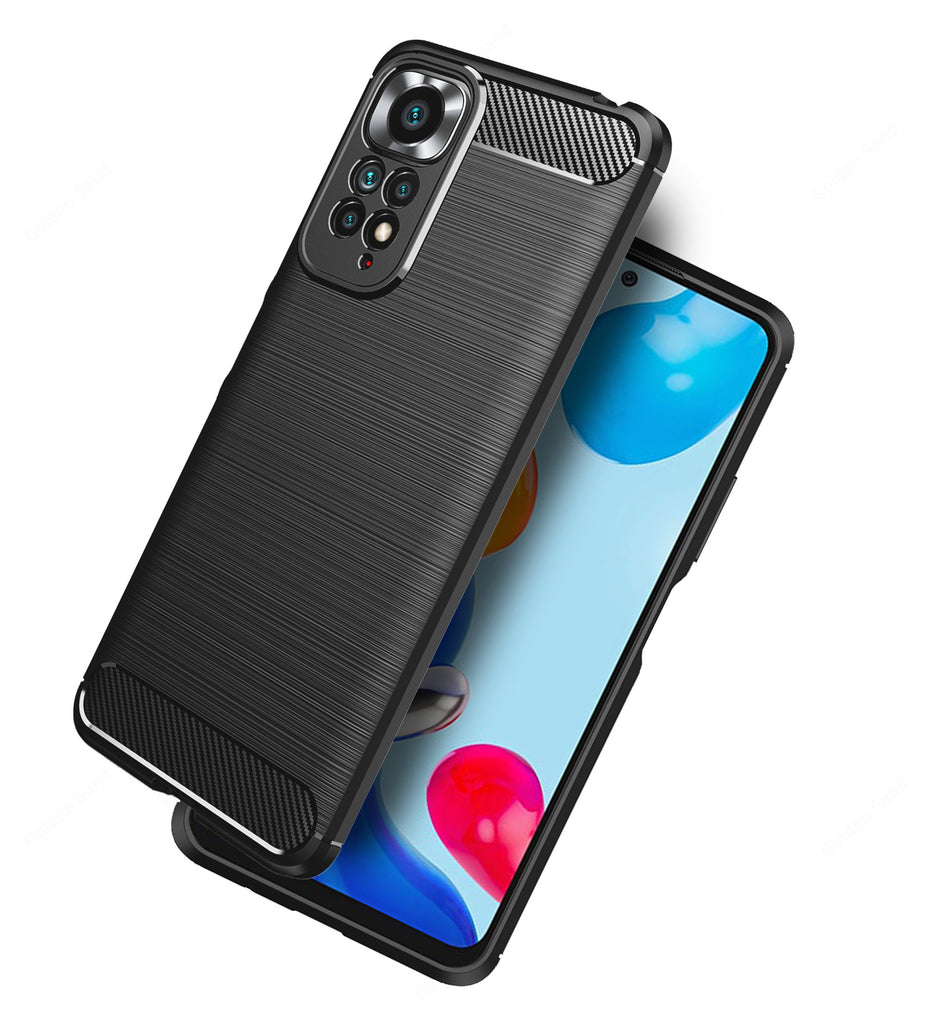 Redmi Note 11, Redmi Note 11s, 6.43 inch Carbon Fibre Back Cover