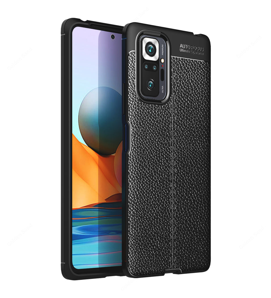 Xiaomi Redmi Note 10 Pro, Xiaomi Redmi Note 10 Pro Max, 6.67 inch Leather Texture Back Cover