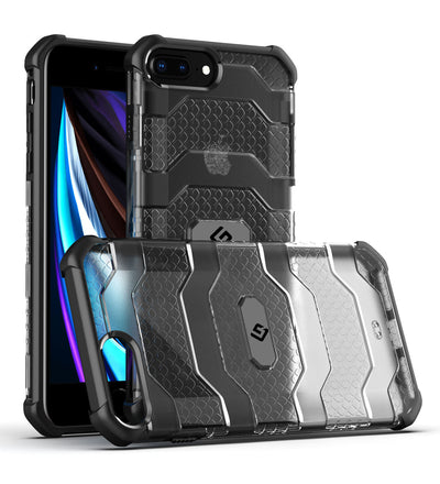 Apple iPhone 7 Plus, Apple iPhone 8 Plus  Back Cover | Explorer Series, Space Black