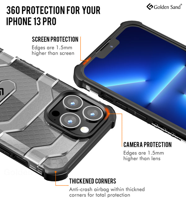 Apple iPhone 13 Pro (6.1 inch) Back Cover | Explorer Series, Space Black