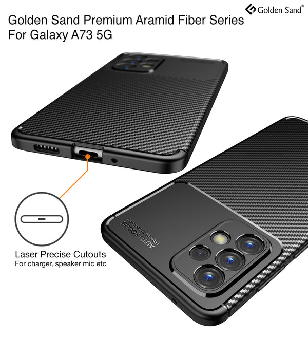 Samsung Galaxy A73 5G (6.7 inch) Back Cover | Aramid Fiber Series, Black