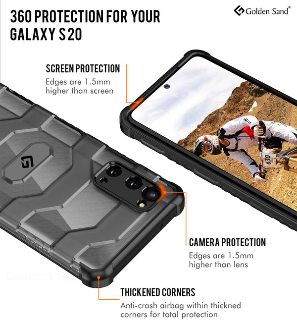 Samsung Galaxy S20  Back Cover | Explorer Series, Space Black