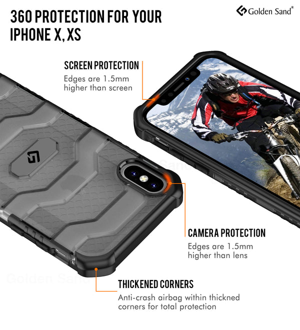 Apple iPhone X, XS (5.8 inch) Back Cover | Explorer Series, Space Black