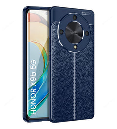 Vegan Leather- Blue