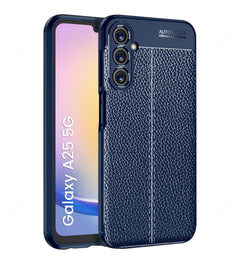 Vegan Leather- Blue