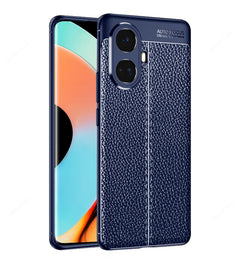 Vegan Leather- Blue