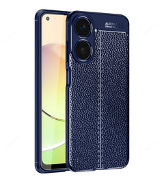 Vegan Leather- Blue
