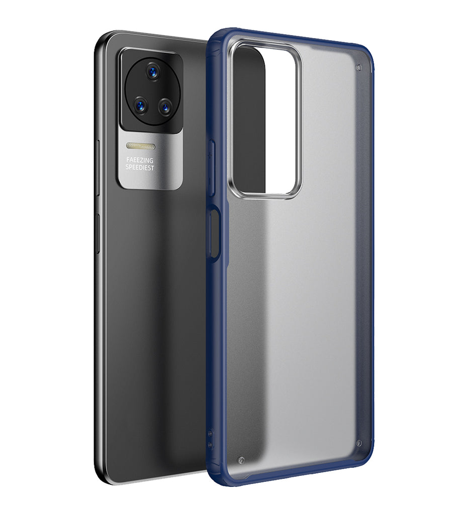POCO F4 5G (6.67 inch) Back Cover | Rugged Frosted Series, Blue