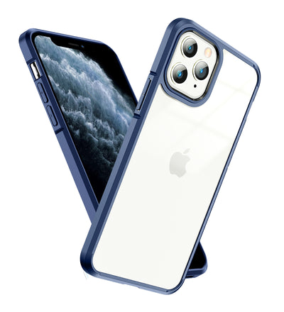 Apple iPhone 11 Pro (5.8 inch) Back Cover | Ice Crystal Series [Anti Yellow], Deep Blue