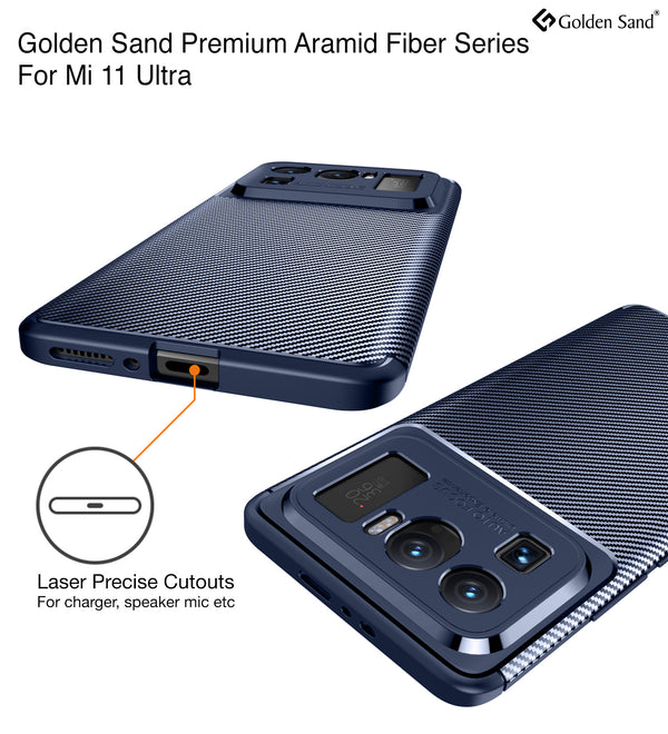 Xiaomi Mi 11 Ultra (6.81 inch) Back Cover | Aramid Fiber Series, Blue