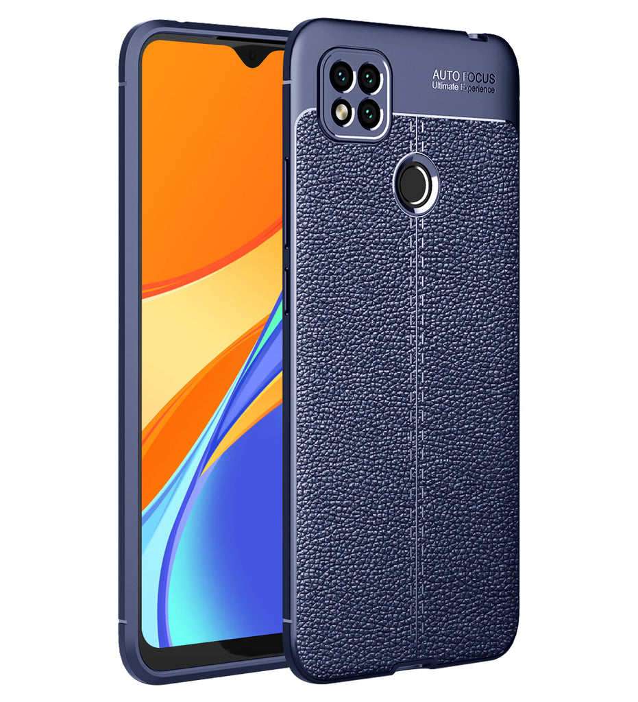 Xiaomi Redmi 9, 6.53 inch Leather Texture Back Cover