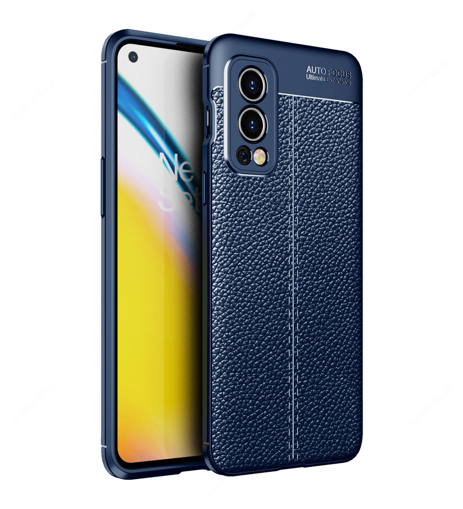 OnePlus Nord 2 5G, 6.43 inch Leather Texture Back Cover