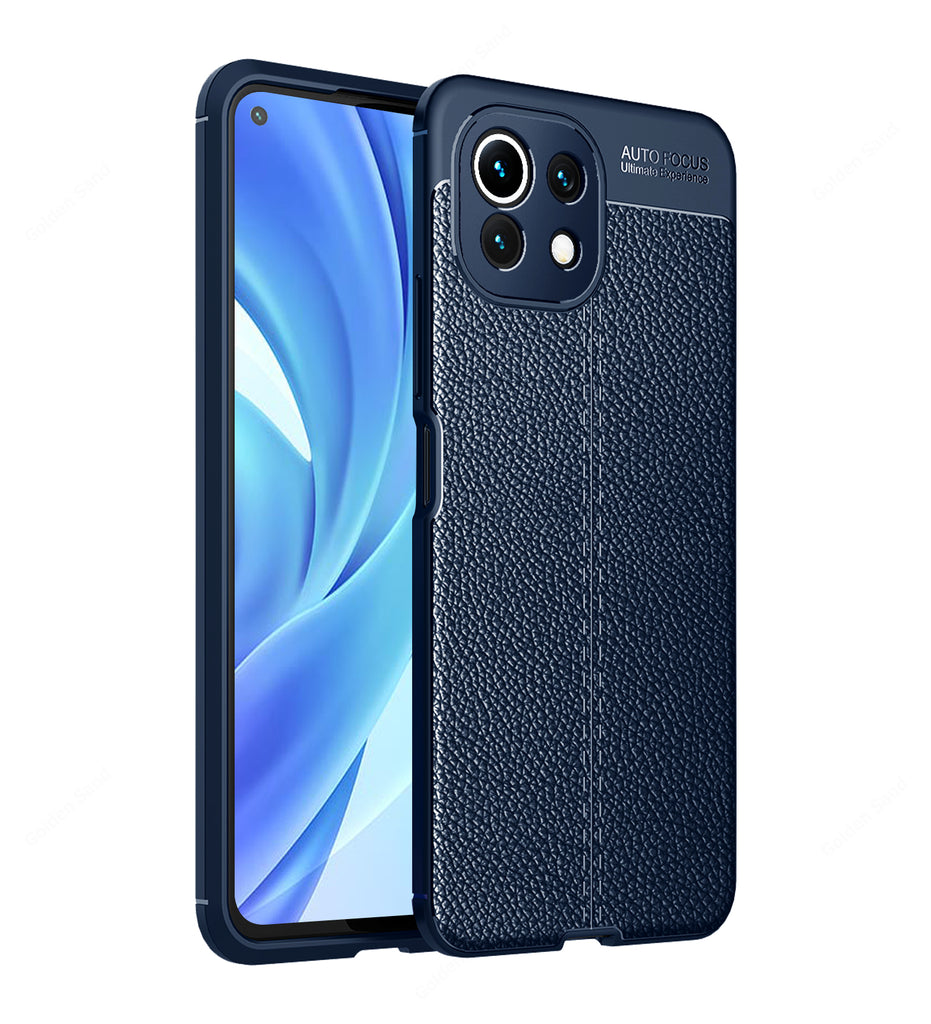 Xiaomi Mi 11 Lite, Xiaomi Mi 11 Lite 5G, 6.55 inch Leather Texture Back Cover