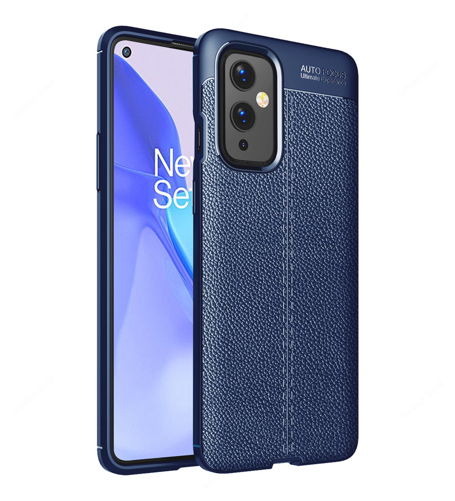 OnePlus 9, 6.55 inch Leather Texture Back Cover