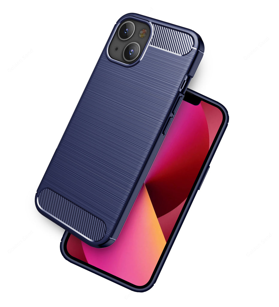 Apple iPhone 13, 6.1 inch Carbon Fibre Back Cover