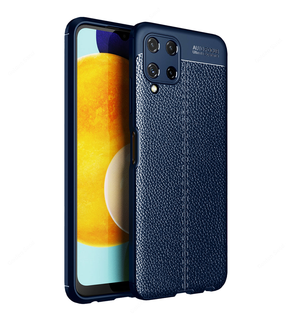 Samsung Galaxy A22 , 6.4 inch Leather Texture Back Cover