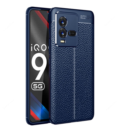 iQOO 9T 5G, 6.78 inch Leather Texture Back Cover