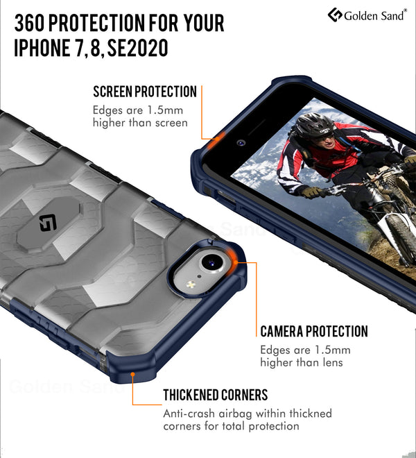 Apple iPhone SE 3,  Apple iPhone 7, 8,  SE 2020 (4.70 inch) (4.7 inch) Back Cover | Explorer Series, Deep Blue