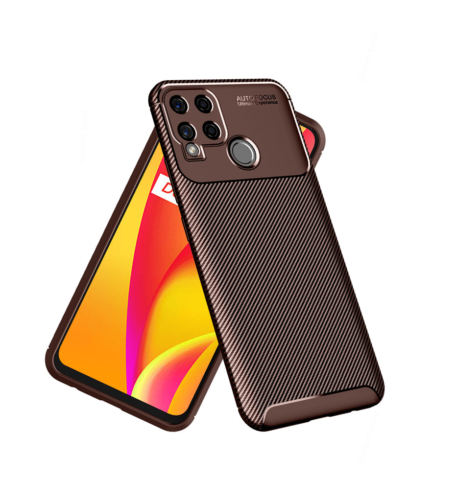 Realme C15, 6.52 inch Aramid Texture Back Cover