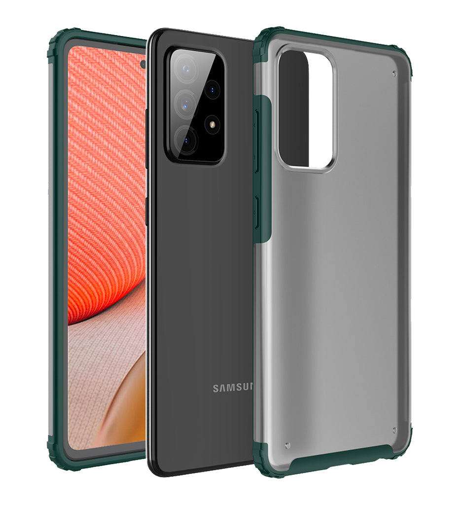 Samsung Galaxy A72, 6.7 inch Rugged Frosted Back Cover