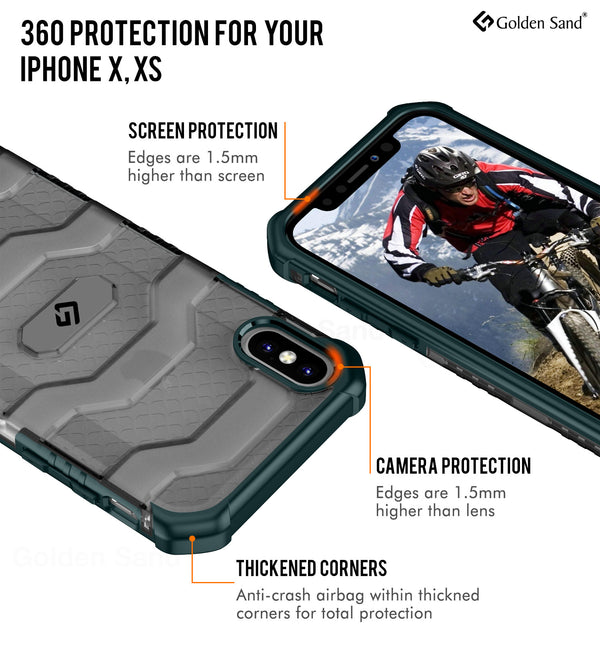 Apple iPhone X, XS (5.8 inch) Back Cover | Explorer Series, Military Green