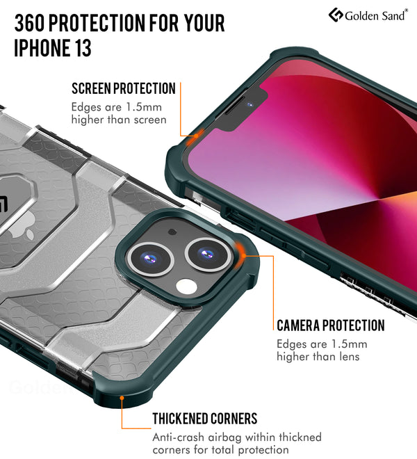 Apple iPhone 13 (6.1 inch) Back Cover | Explorer Series, Military Green