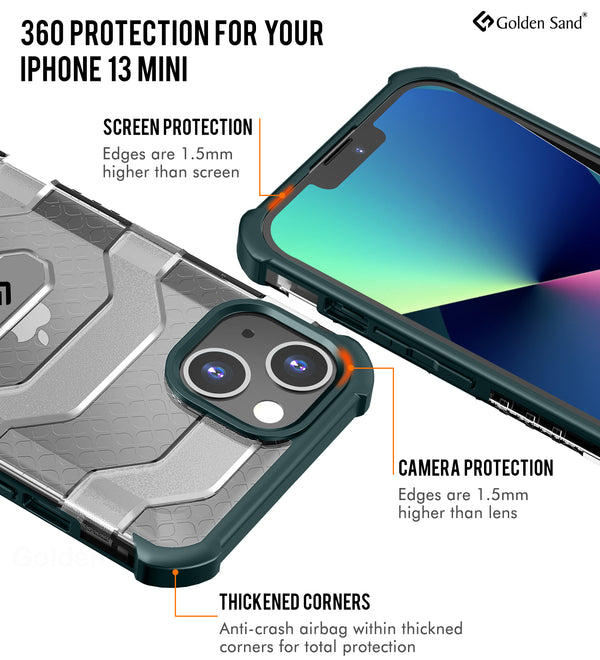 Apple iPhone 13 Mini (5.4 inch) Back Cover | Explorer Series, Military Green