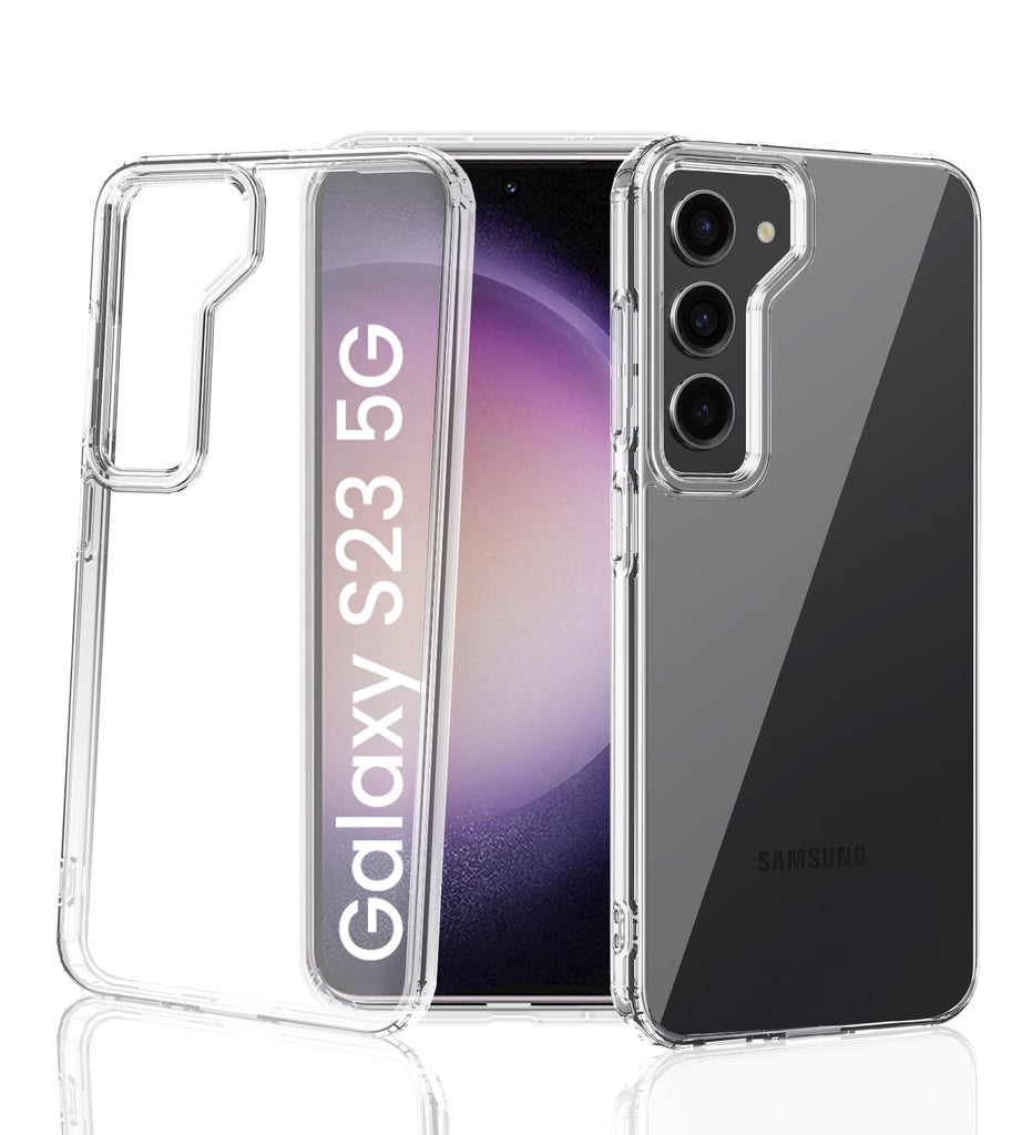 Samsung Galaxy S23 5G (6.1 inch) Back Cover | Ice Crystal Series, Crystal Clear