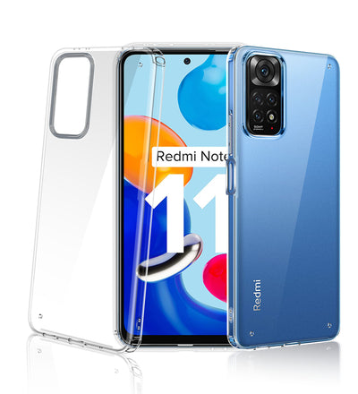 Redmi Note 11, Redmi Note 11S (6.43 inch) Back Cover | Ice Crystal Series, Crystal Clear
