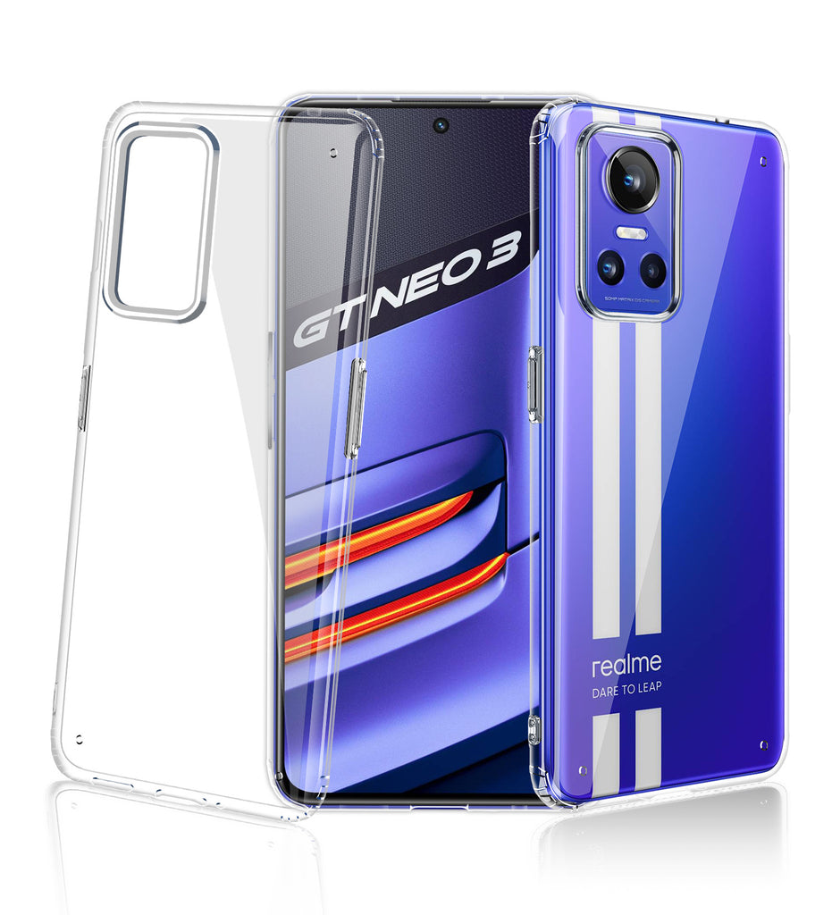 Realme GT Neo 3 (6.7 inch) Back Cover | Ice Crystal Series, Crystal Clear