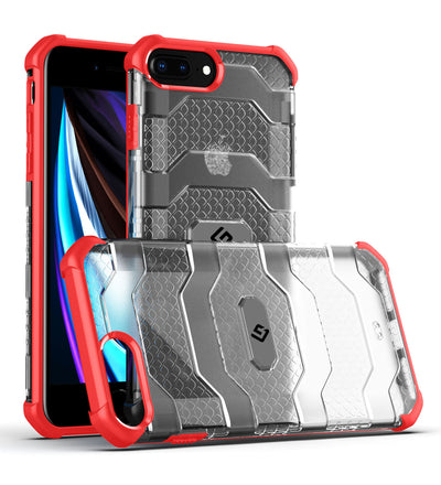 Apple iPhone 7 Plus, Apple iPhone 8 Plus  Back Cover | Explorer Series, Tangy Red