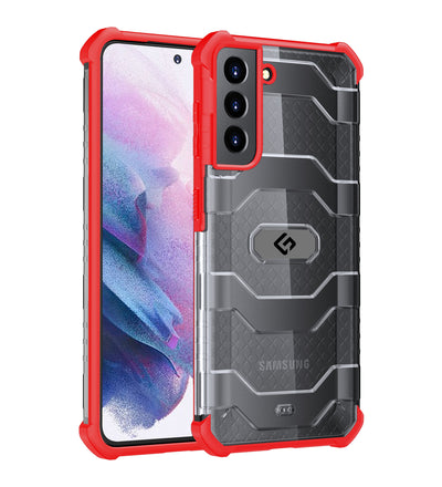 Samsung Galaxy S21 Plus (6.7 inch) Back Cover | Explorer Series, Tangy Red