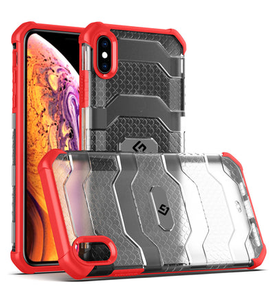 Apple iPhone XS Max  Back Cover | Explorer Series, Tangy Red