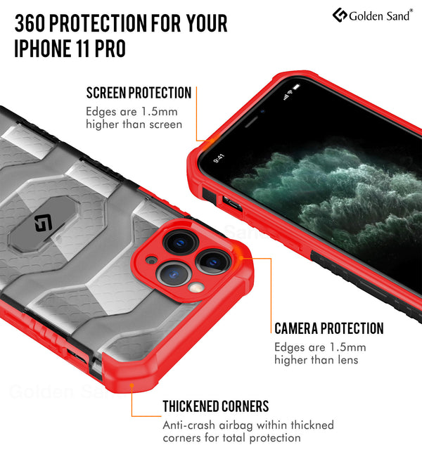 Apple iPhone 11 Pro  Back Cover | Explorer Series, Tangy Red