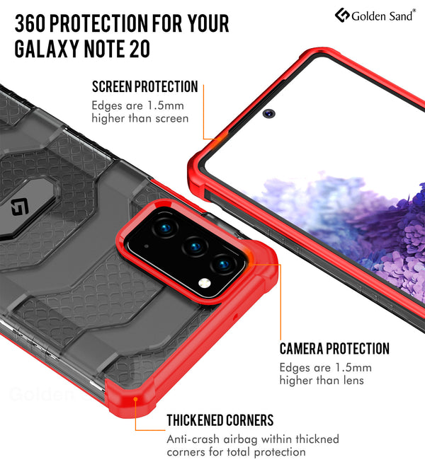 Samsung Galaxy Note 20  Back Cover | Explorer Series, Tangy Red