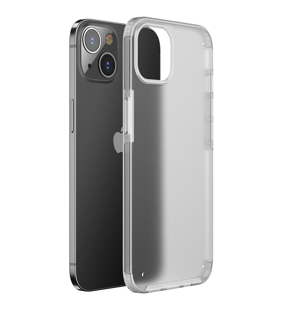 Apple iPhone 13 (6.1 inch) Back Cover | Rugged Frosted Series, Translucent White